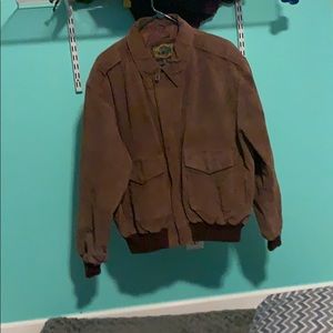 Brown soft leather jacket